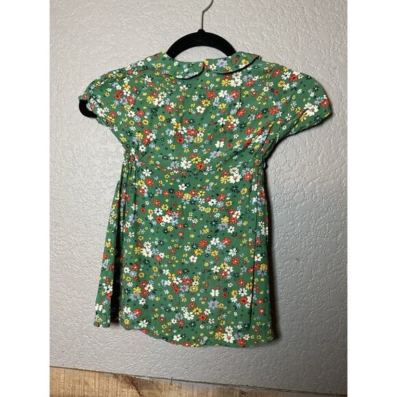 BABY GAP Girls Dress Sx 3 Yrs 3T Floral‎ Cottagecore Fit & Flare Spring Easter - Picture 3 of 6